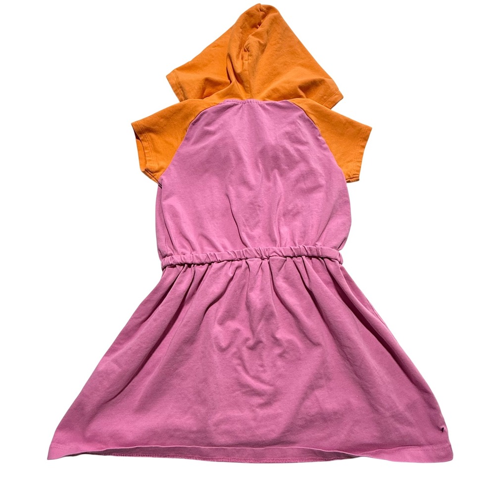 Y2K Girls Pink Orange Hooded Half Zip Dress Size 6
Heart Graphic Short Sleeve - Picture 2 of 4